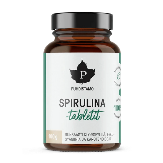 Puhdistamo 螺旋藻片 约200片 100 g｜Puhdistamo Spirulinatabletit noin 200 tabl. / 100 g