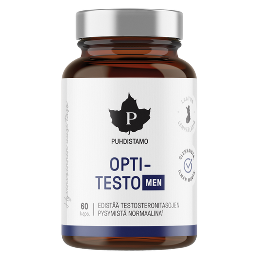 Puhdistamo OptiTesto男士 60粒｜Puhdistamo OptiTesto Men 60 kaps.