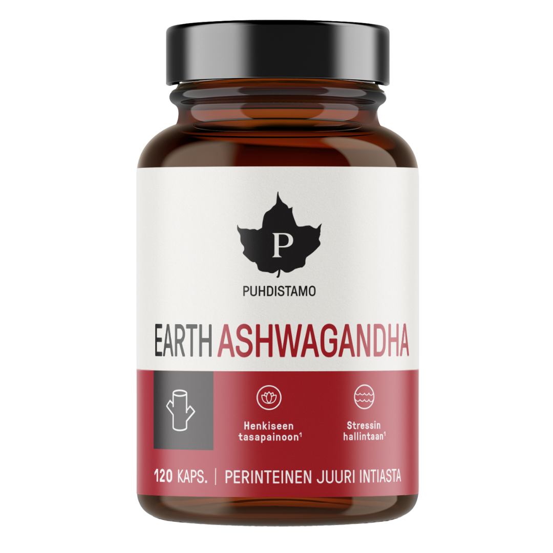 Puhdistamo Earth 南非醉茄 120粒｜Puhdistamo Earth Ashwagandha 120 kaps.