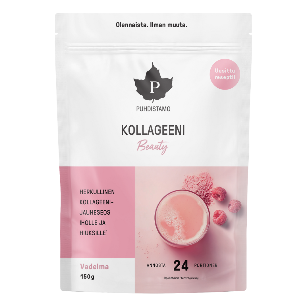 Puhdistamo Kollageeni Beauty Vadelma 150 g｜Puhdistamo 胶原蛋白美容覆盆子 150 g
