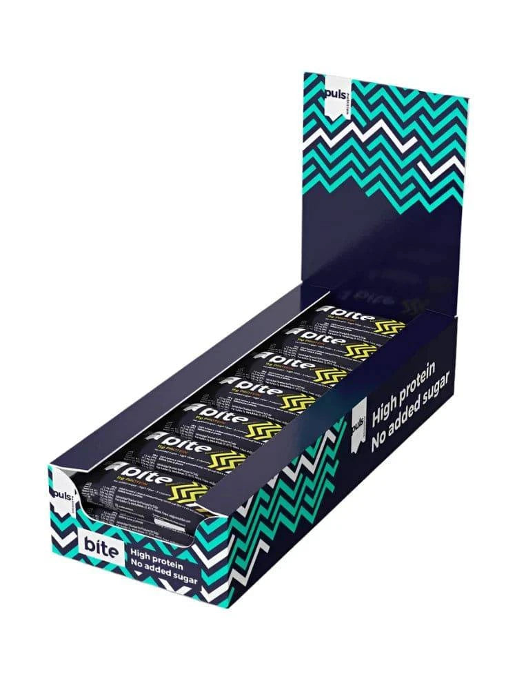 Puls Nutrition Bite 蛋白棒 香蕉太妃味 24 x 35克 批发装｜Puls Nutrition Bite Proteiinipatukka Banoffee 24 x 35 g TUKKUPAKKAUS