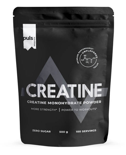Puls Nutrition 肌酸 - 一水肌酸 500 g｜Puls Nutrition Creatine - Kreatiini 500 g