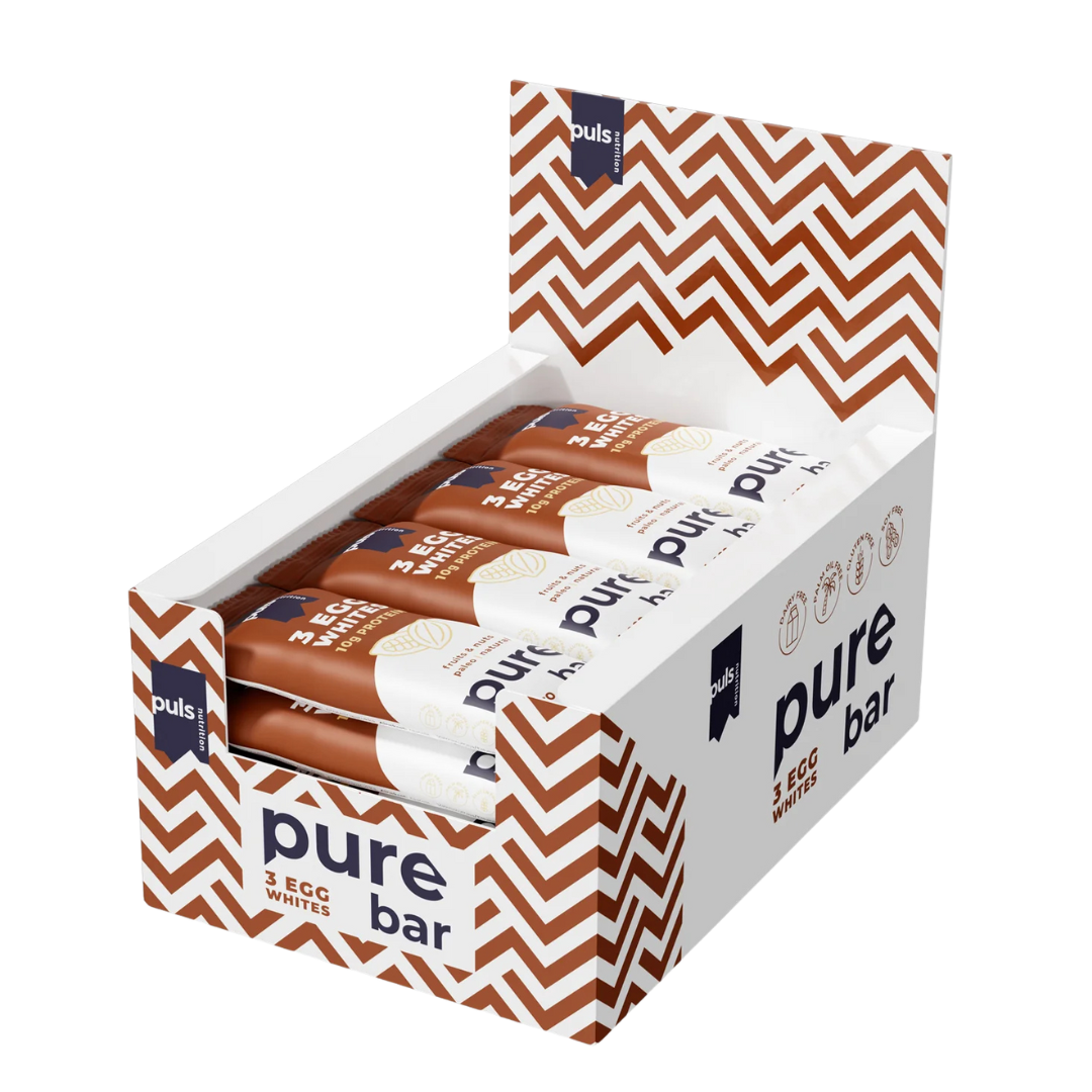 Puls Nutrition Pure Bar 巧克力蛋白棒 20 x 50克 批发装｜Puls Nutrition Pure Bar Choco - Proteiinipatukka Suklaa 20 x 50 g TUKKUPAKKAUS
