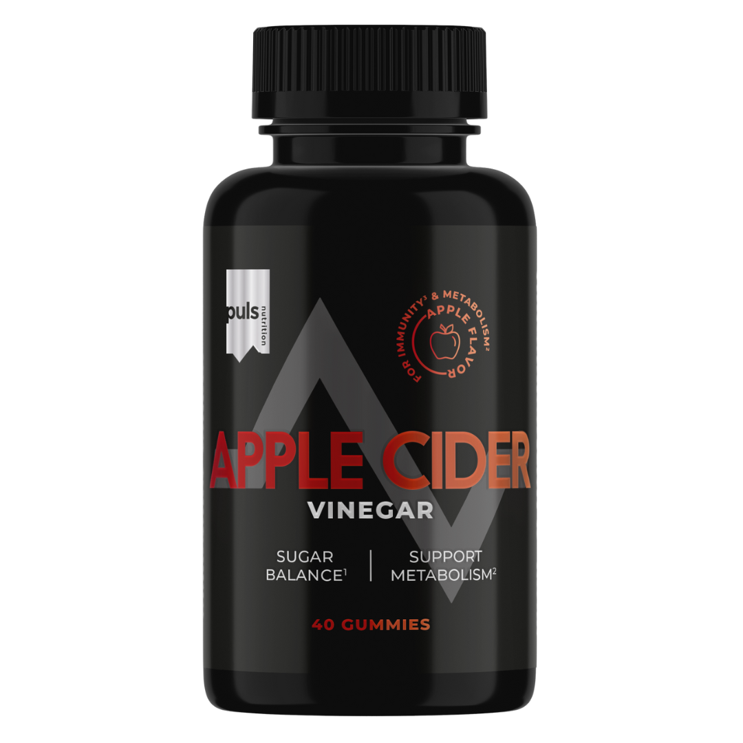 Puls Nutrition Apple Cider Vinegar Gummies - Gummies Omenasiiderietikka 40 kpl｜Puls Nutrition 苹果醋软糖 - 苹果醋软糖 40 kpl