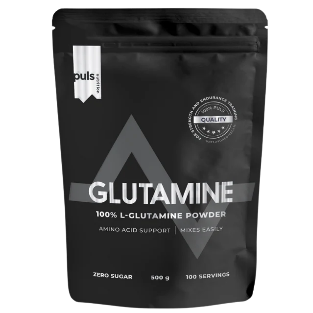 Puls Nutrition 谷氨酰胺 500克 - 无味｜Puls Nutrition Glutamiini 500 g - Maustamaton