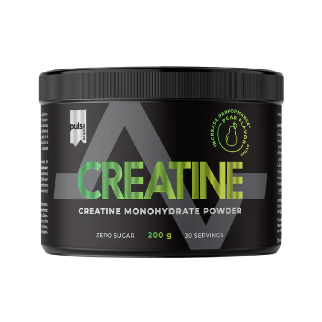 Puls Nutrition 肌酸 - 梨味 200 g｜Puls Nutrition Creatine - Kreatiini Päärynä 200 g