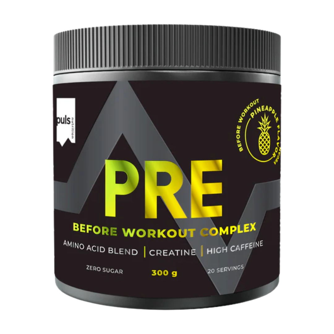 训练前复合配方 菠萝味 300 g｜Puls Nutrition PRE Before Workout Complex - Ananas 300 g