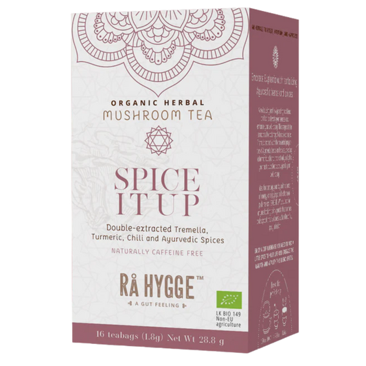 Rå Hygge 加点料 - 银耳提取物草本茶 16茶包｜Rå Hygge Spice It Up - Tremella Sieniuutejauhe Yrttitee 16 teepussia