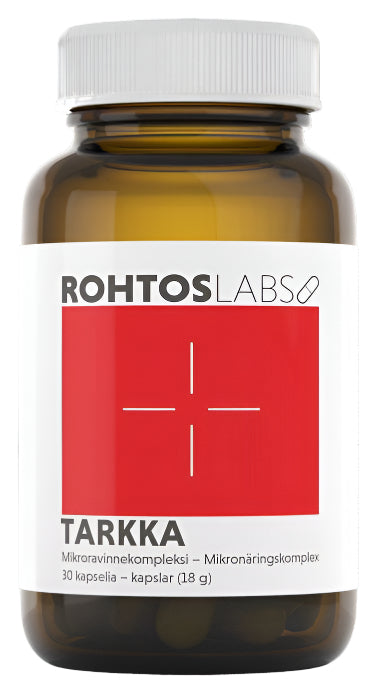 Rohtos Labs Tarkka - 微量营养素复合胶囊 30 kaps｜Rohtos Labs Tarkka - Mikroravinnekompleksi 30 kaps