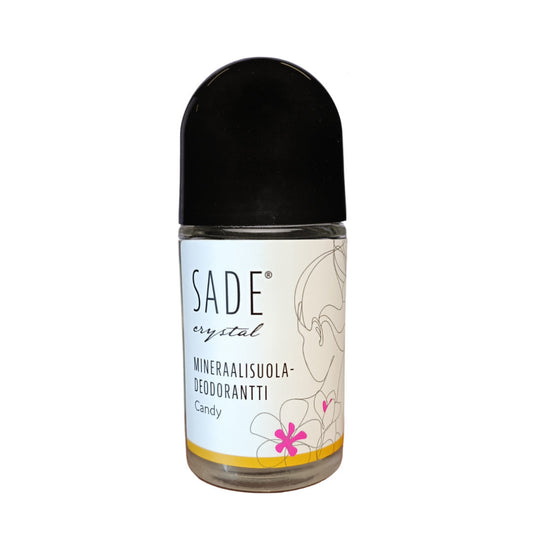 Sade Crystal滚珠矿物盐止汗剂 50毫升 - 糖果香｜Sade Crystal Roll-On Mineraalisuola Deodorantti 50 ml - Candy
