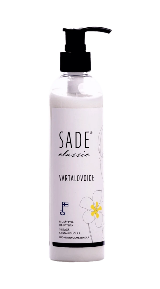 Sade身体乳250毫升-无香｜Sade Vartalovoide 250 ml - Hajusteeton
