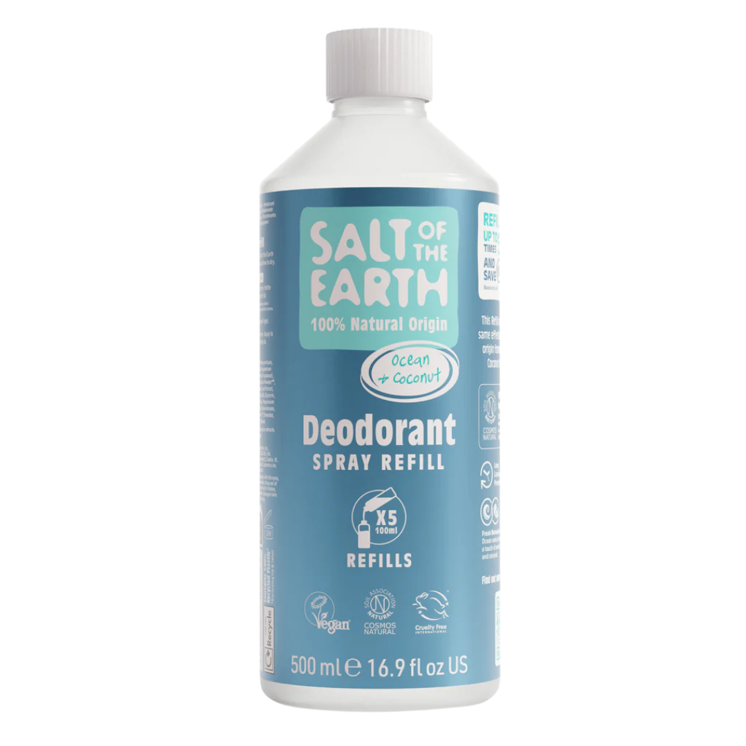 Salt of the Earth - 海洋椰子喷雾止汗剂补充装 500 ml