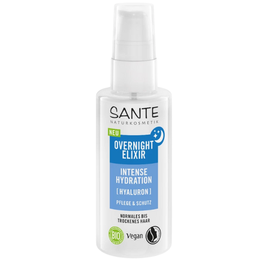 桑特强效夜间修护精华 - 免洗护发素 75 ml｜Sante Intense Hydration Overnight Elixir - Hiuksiin jätettävä hoitoaine 75 ml