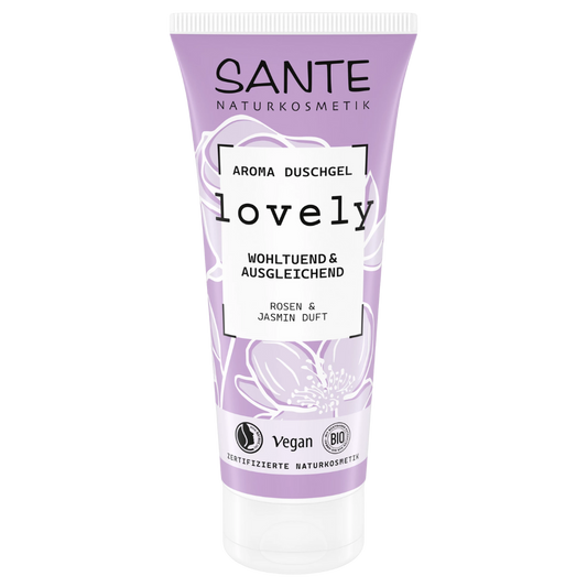 Sante Lovely 沐浴露 玫瑰与茉莉 200 ml｜Sante Lovely Suihkugeeli Ruusu & Jasmiini 200 ml
