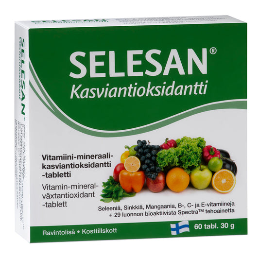 Selesan 植物抗氧化剂 60片｜Selesan Kasviantioksidantti 60 tabl.