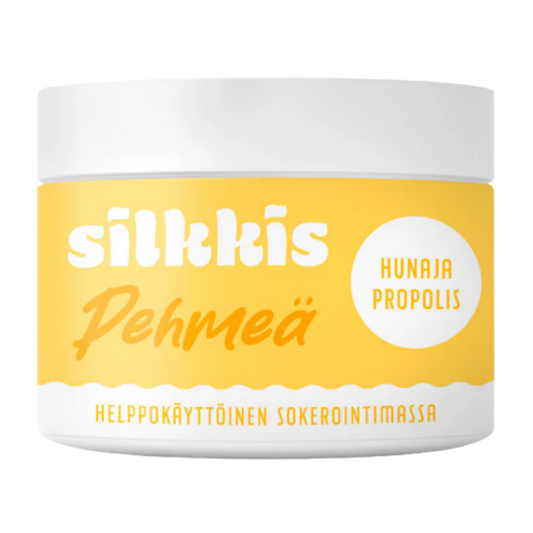 Silkkis 蜂胶蜂蜜脱毛膏 - 柔软型 750 g｜Silkkis Propolis & Hunaja Sokerointimassa - Pehmeä 750 g