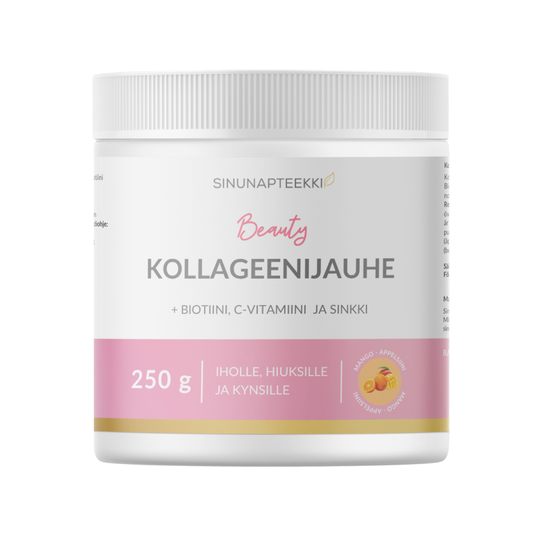 Sinunapteekin Beauty Kollageenijauhe 250 g - Mango-Appelsiini｜Sinunapteekin 美容胶原蛋白粉 250 克 - 芒果橙