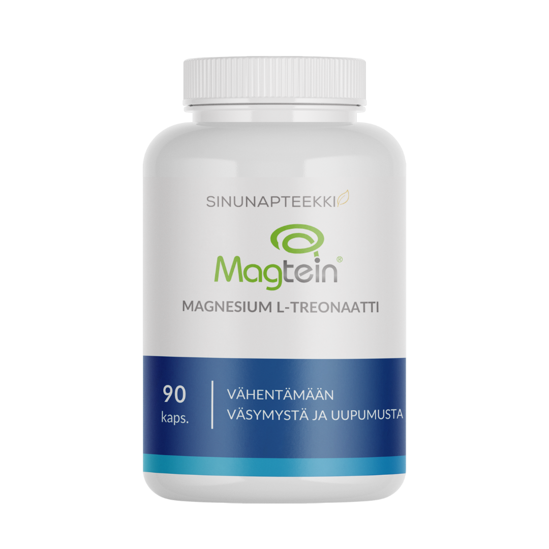 Sinunapteekin Magtein 镁 L-苏糖酸 90粒｜Sinunapteekin Magtein Magnesium L-Treonaatti 90 kaps.