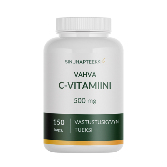 Sinunapteekin 强效维生素C 500毫克 150粒 - 批次