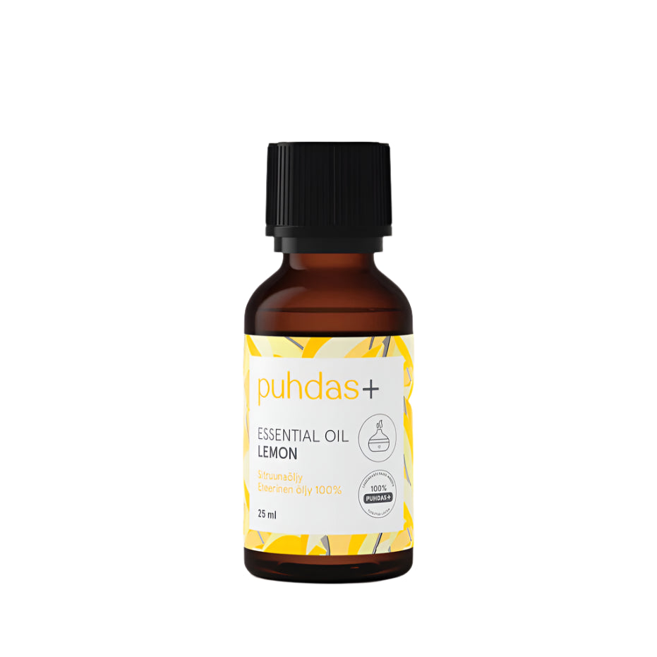 Puhdas+ Essential Oil Lemon - Sitruunaöljy 25 ml｜Puhdas+ 柠檬精油 25 ml