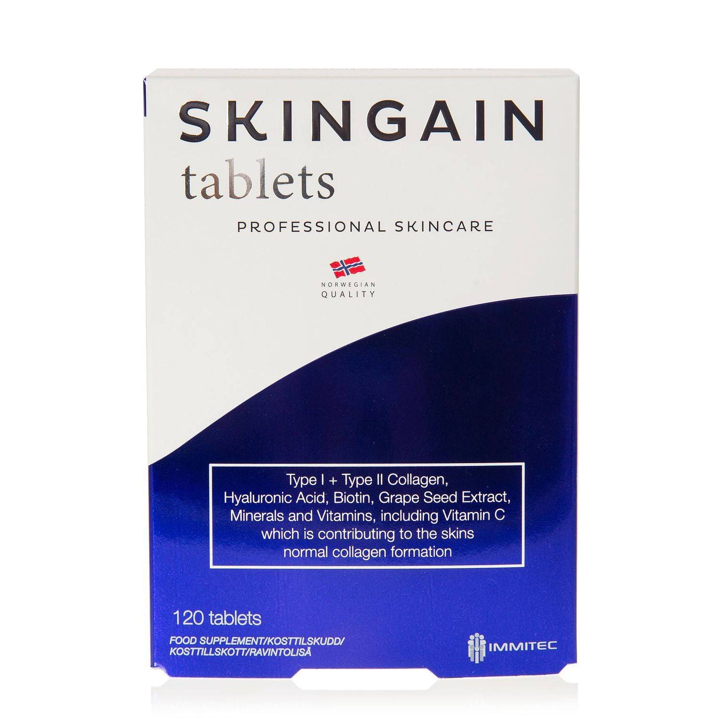 Skingain Professional Tablets - 120 tabl.｜Skingain 专业平板电脑 - 120 片