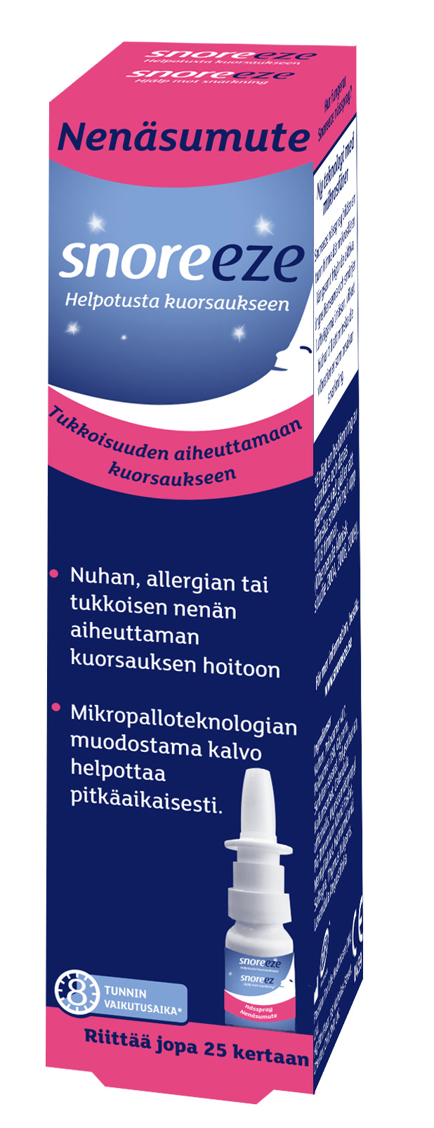 Snoreeze 鼻用喷雾 10 ml｜Snoreeze Nenäsumute 10 ml