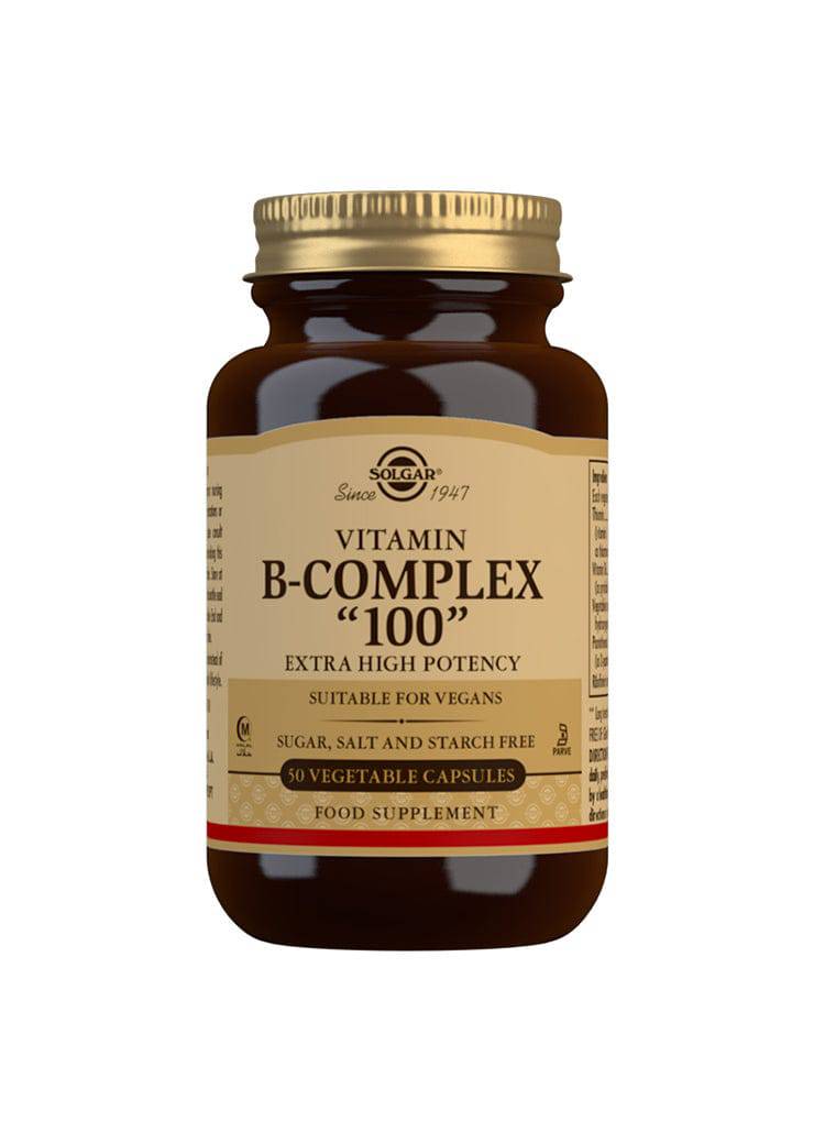 Solgar Vitamin B-Complex "100" 50 kaps.｜Solgar 维生素B族“100”50粒