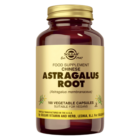 索尔加黄芪根100粒｜Solgar Astragalus Root - Astragalus-juuri 100 kaps.