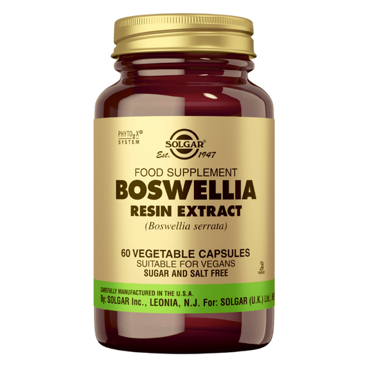索尔加乳香树脂提取物60粒｜Solgar Boswellia Resin Extract 60 kaps.