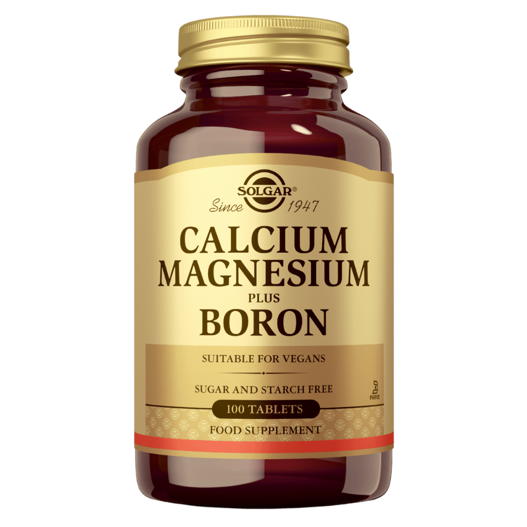 Solgar钙镁+硼 100片｜Solgar Calcium Magnesium + Boron  - Kalsium, Magnesium + Boori 100 tabl.