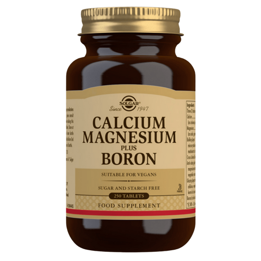 Solgar钙镁+硼 250片｜Solgar Calcium Magnesium + Boron - Kalsium Magnesium + Boori 250 tabl.