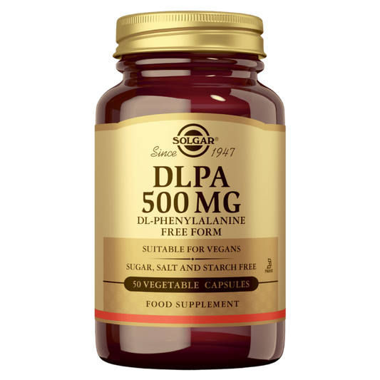 Solgar DLPA 500毫克 50粒植物胶囊