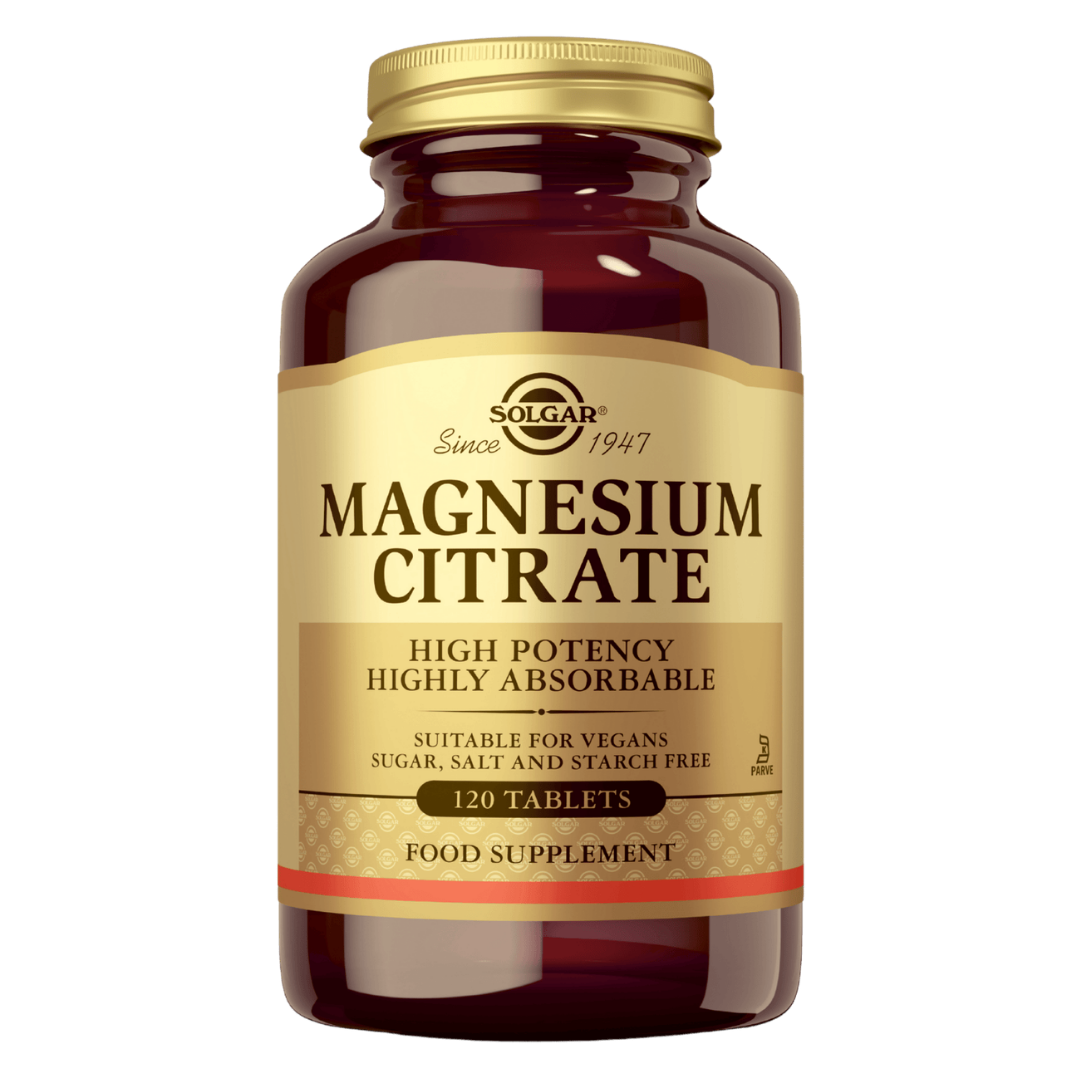 Solgar 柠檬酸镁 - 柠檬酸镁 120片｜Solgar Magnesium Citrate - Magnesiumsitraatti 120 tabl.
