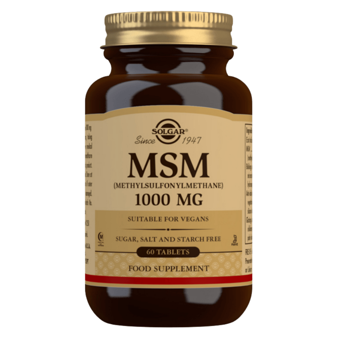 Solgar MSM 1000毫克 60片｜Solgar MSM 1000 mg 60 tabl.