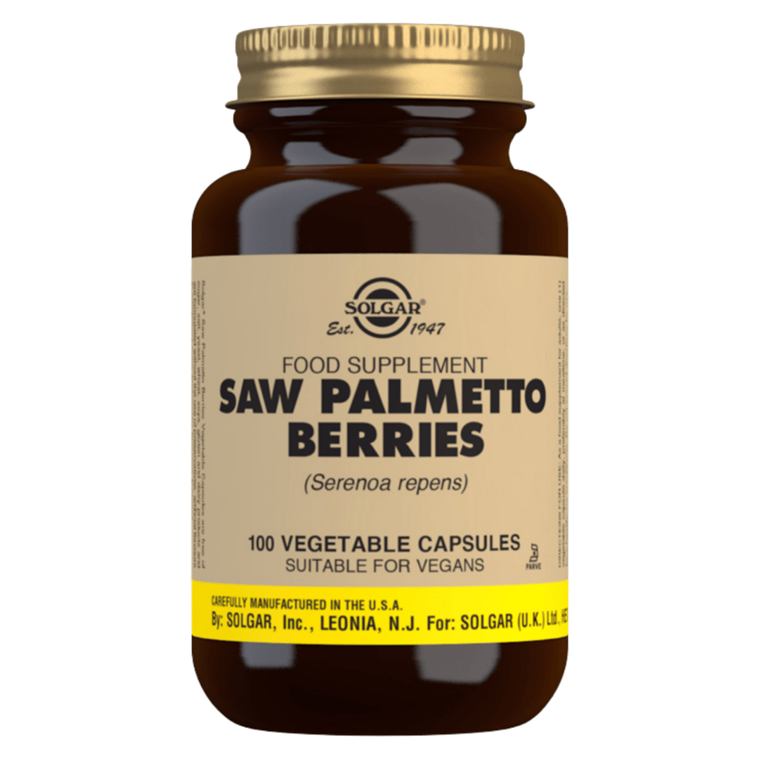 索尔加锯棕榈浆果 - 100粒｜Solgar Saw Palmetto Berries - Sahapalmu 100 kaps.