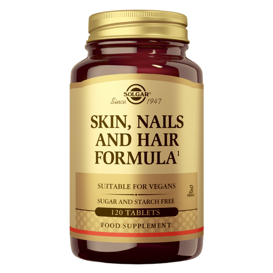 Solgar 皮肤、指甲和头发配方 120片｜Solgar Skin, Nails and Hair Formula 120 tabl.