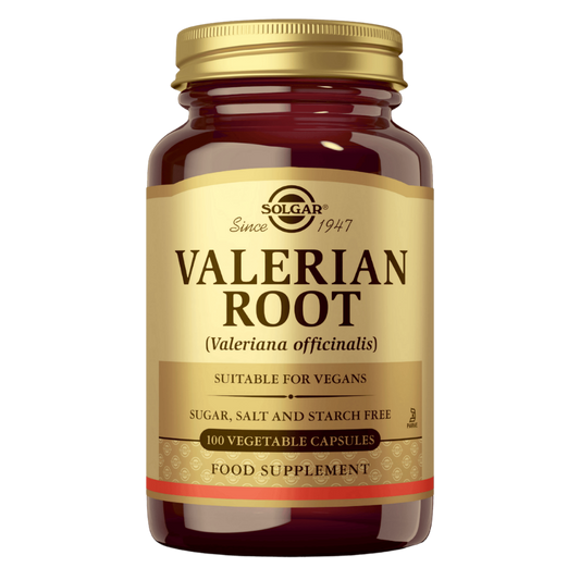 Solgar 缬草根 100粒｜Solgar Valerian Root - Valeriaananjuuri 100 kaps.