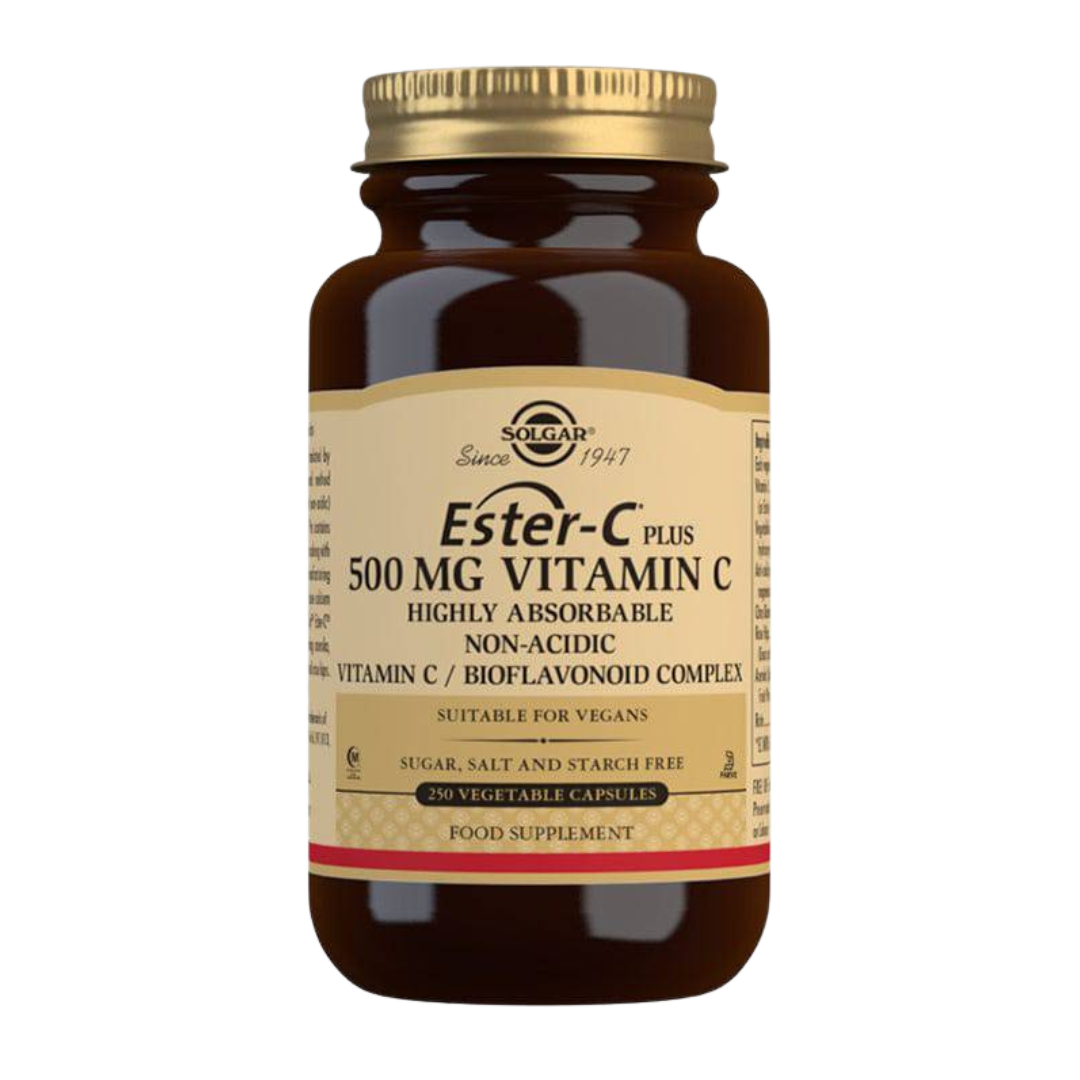Solgar Ester-C-Plus 500 mg - C-vitamiini 250 kaps.｜Solgar Ester-C-Plus 500 毫克 - 维生素 C 250 粒。
