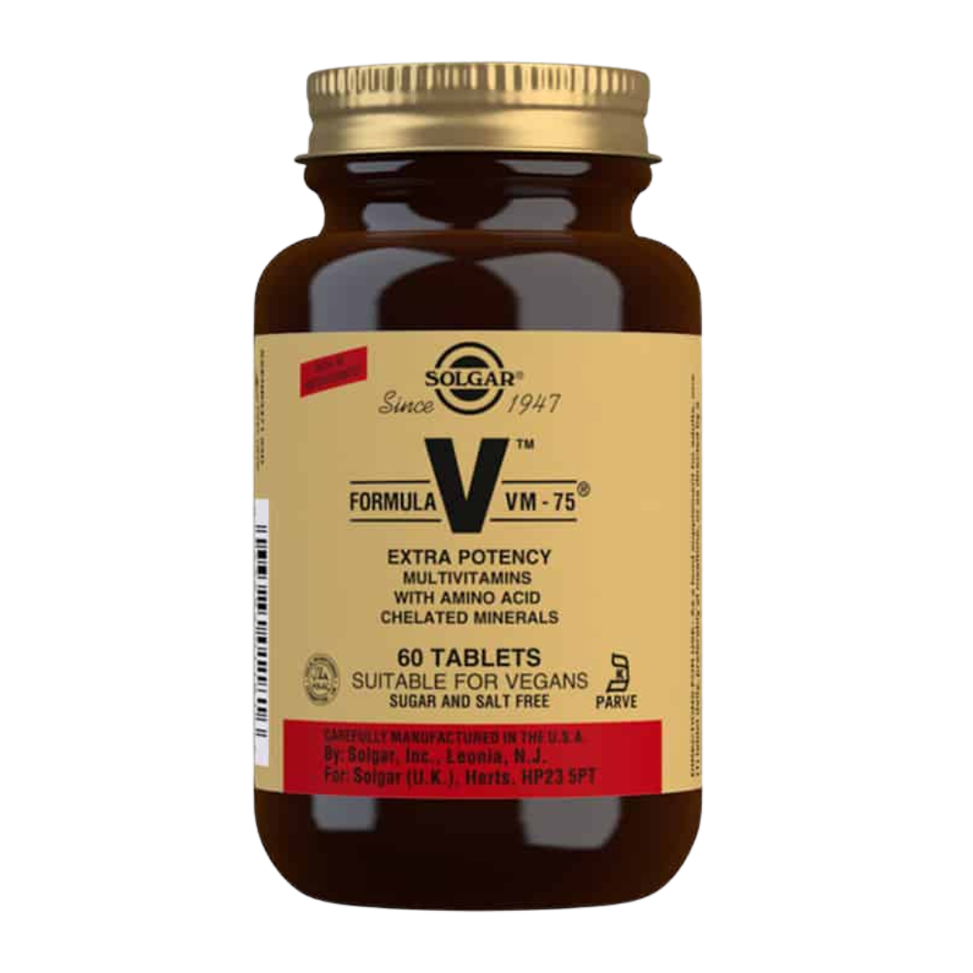 Solgar Formula VM-75 - Monivitamiini 60 tabl.｜Solgar Formula VM-75 - 多种维生素 60 片。