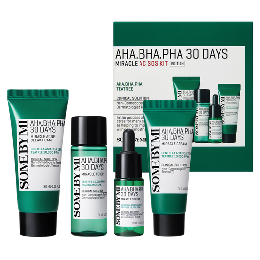 Some By Mi AHA BHA PHA 30 Days Miracle AC SOS Kit 30天奇迹AC SOS旅行装套装