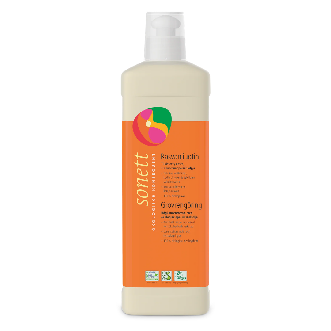 索奈特油脂溶解剂 500 ml｜Sonett Rasvanliuotin 500 ml