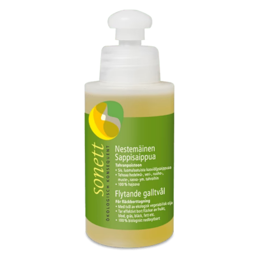 胆汁皂液，去渍用 120 ml｜Sonett sappisaippua NESTEMÄINEN tahranpoistoon 120 ml