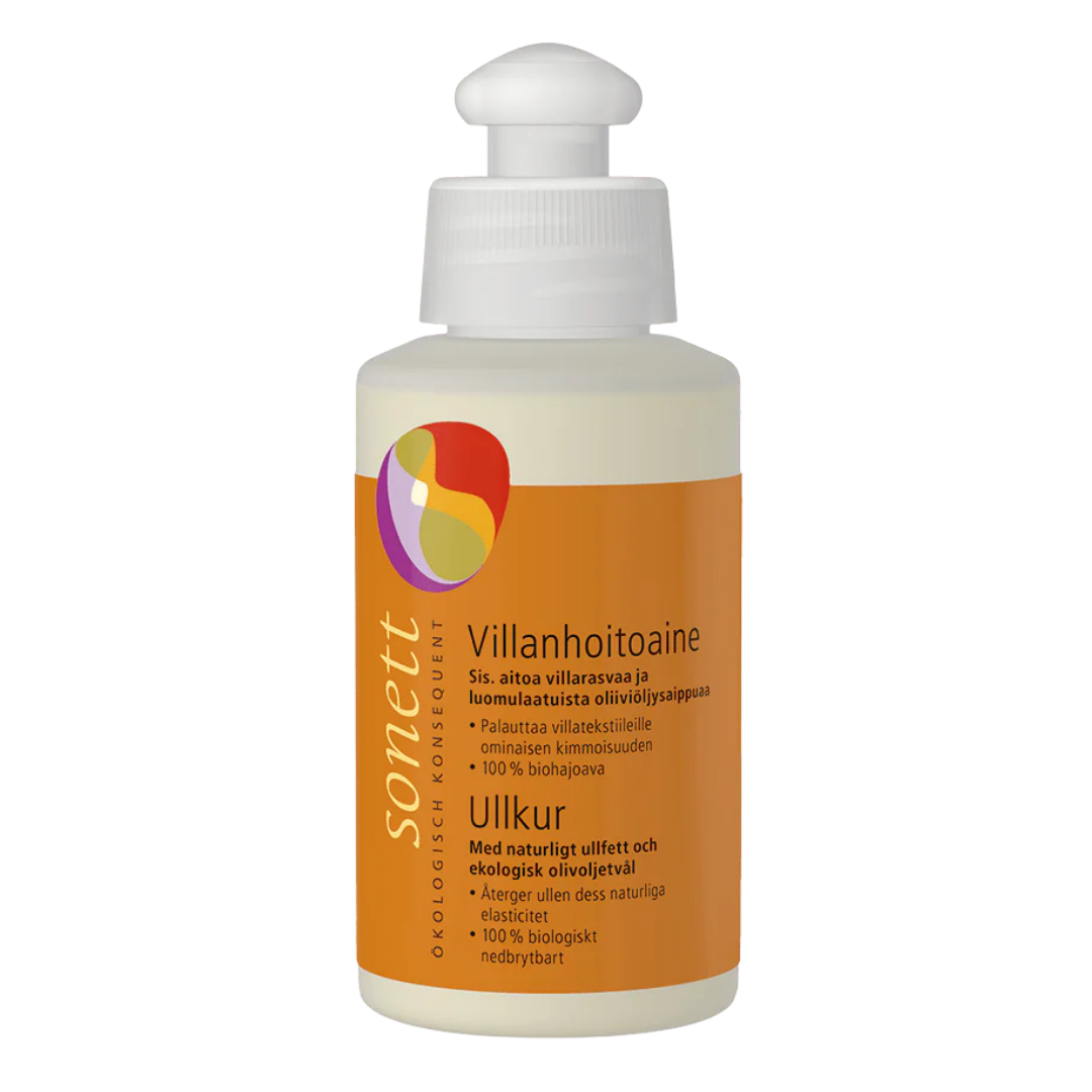 索奈特羊毛护理剂 - 含纯羊毛脂 120 ml｜Sonett Villanhoitoaine - sisältää aitoa villarasvaa 120 ml