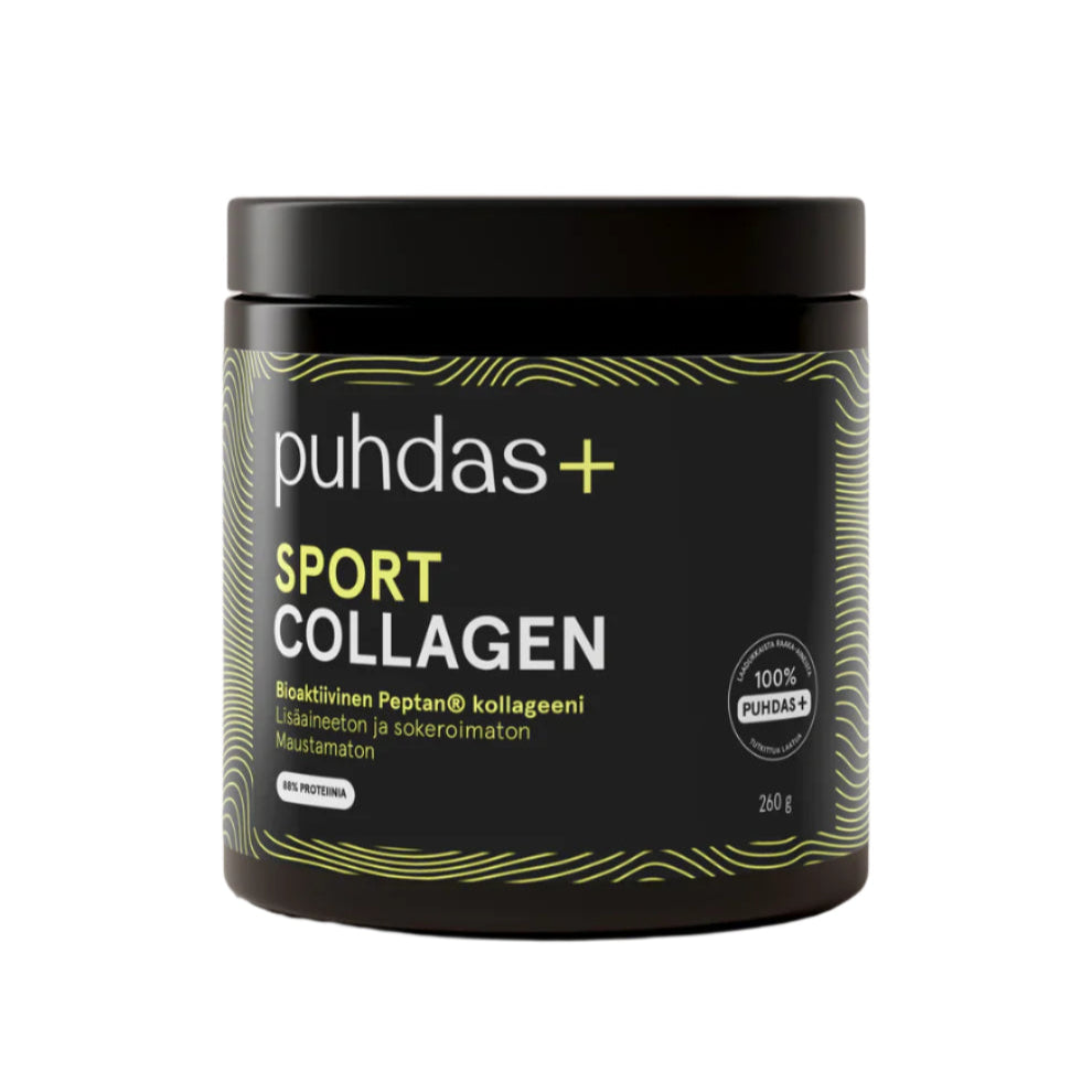 Puhdas+ 运动胶原蛋白制剂 260 g｜Puhdas+ Sport Kollageenivalmiste 260 g