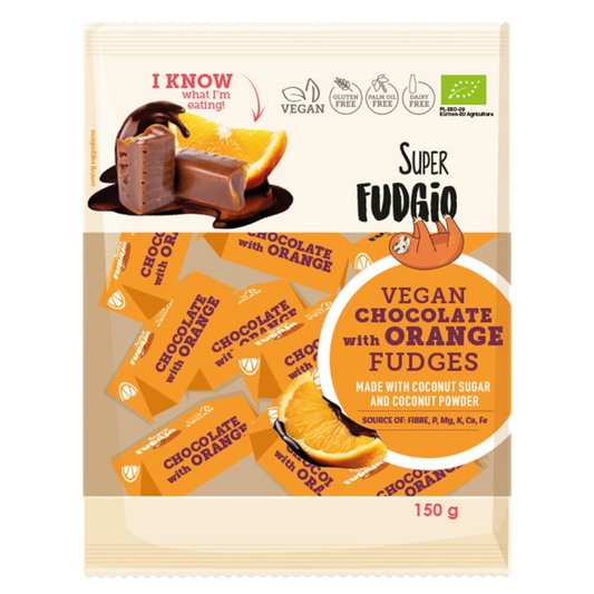 Super Fudgio 橙子巧克力太妃糖 150 g｜Super Fudgio Appelsiini-suklaatoffee 150 g