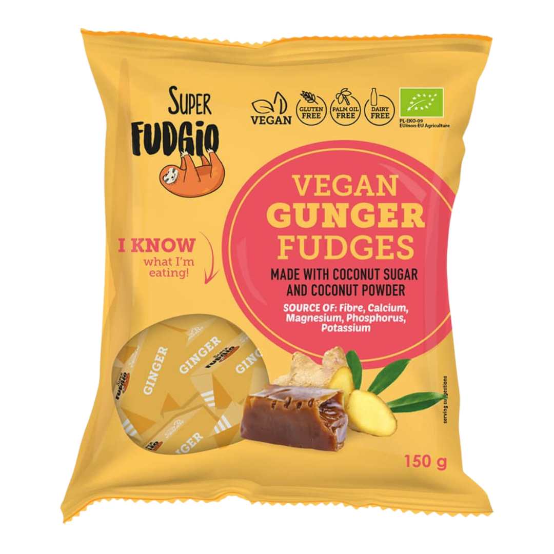 Super Fudgio 姜汁太妃糖 150 g｜Super Fudgio Inkivääritoffee 150 g