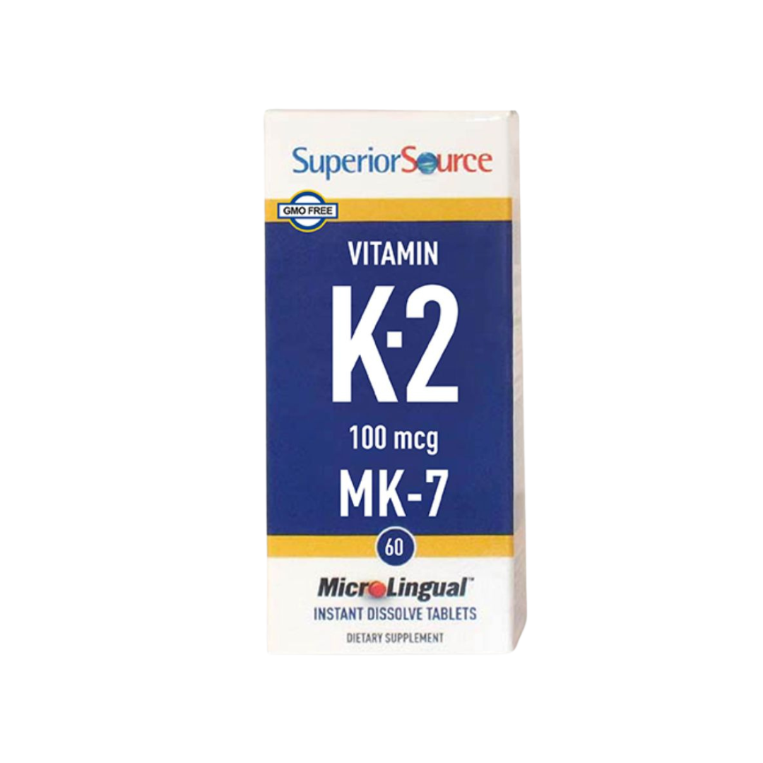 Superior Source K2-vitamiini 100 µg 60 tabl.｜Superior Source 维生素 K2 100 µg 60 片