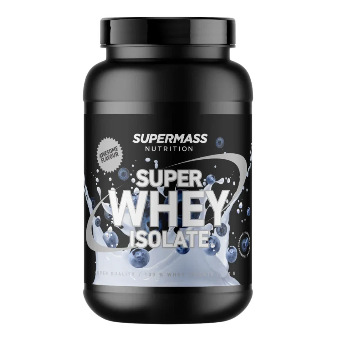 超级超级乳清分离蛋白蓝莓奶昔味 650 g｜Supermass SUPER WHEY ISOLATE Mustikkapirtelö 650 g