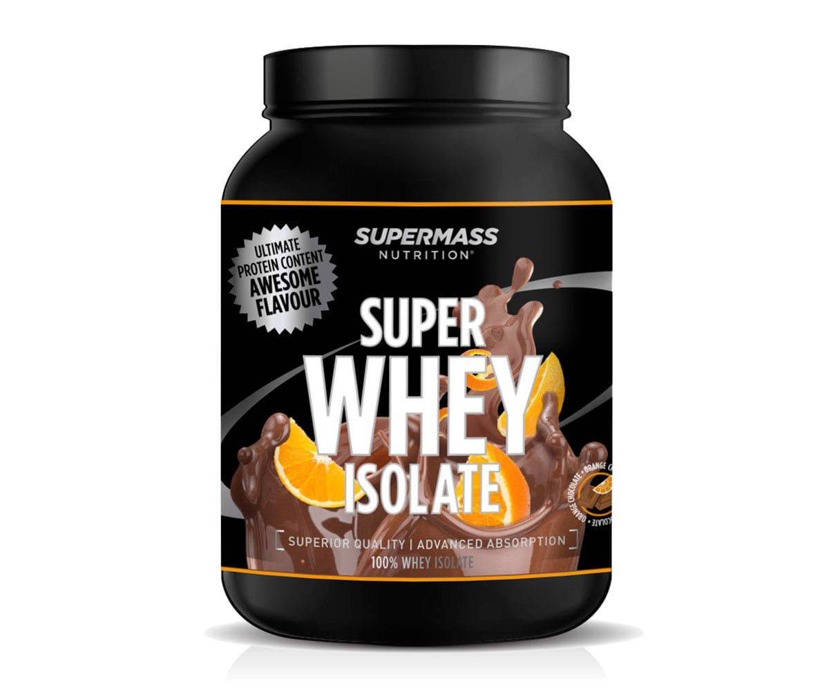 超级乳清分离蛋白 橙子巧克力味 1300 g｜Supermass SUPER WHEY ISOLATE Orange & chocolate 1300 g