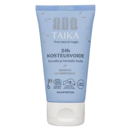 Taika 敏感肌24小时保湿霜（干性及敏感肌） 50 ml｜Taika Sensitive 24h - Kosteusvoide kuivalle ja herkälle iholle 50 ml